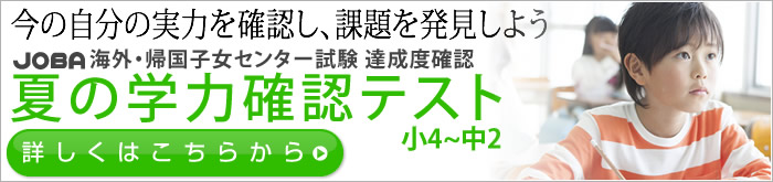 夏の学力確認テスト 画像