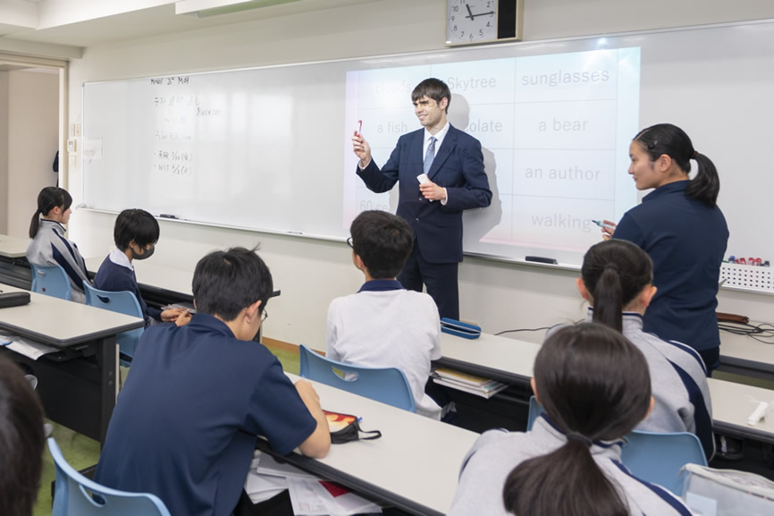 武蔵野東中学校 写真